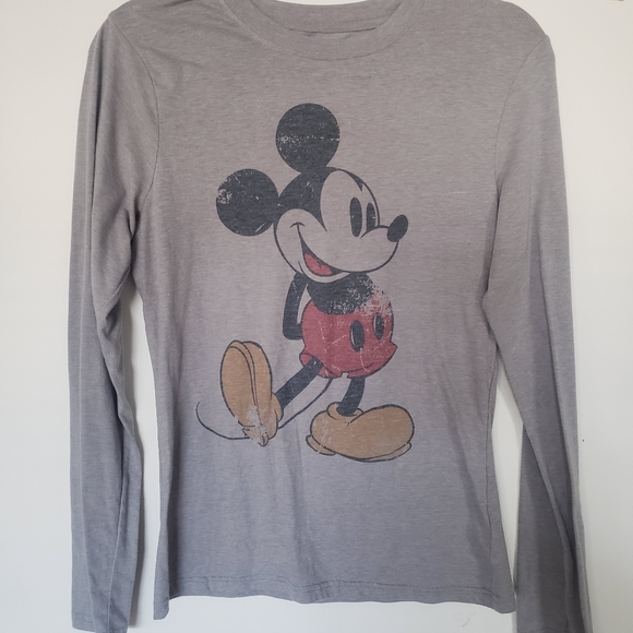 Vintage Disney Long Sleeve Mickey Mouse 